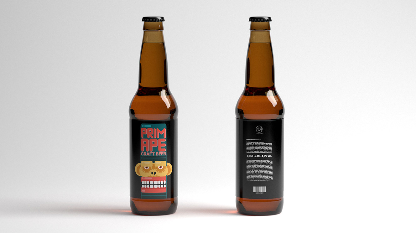 Primape Craft Beer Label 2